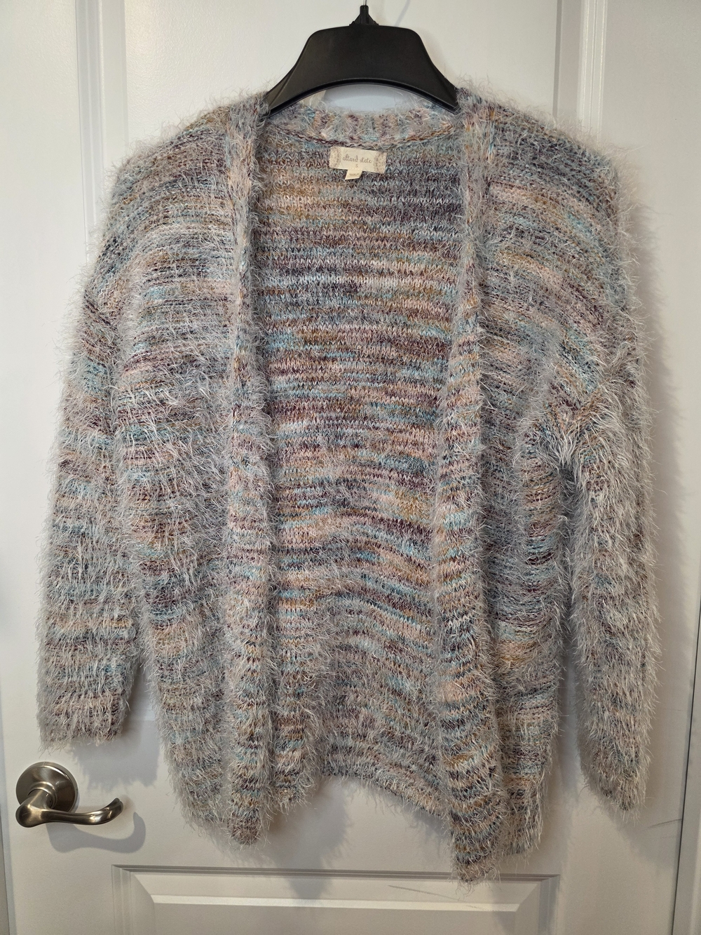 Altar'd State Shaggy Eyelash Knit Cardigan